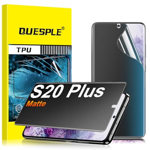 2 Pack for  Galaxy S20 Plus Anti-Glare Matte Privacy Screen Protector 6.7 inch, Smooth and Responsive Touch Flexible EPU Film, [Support