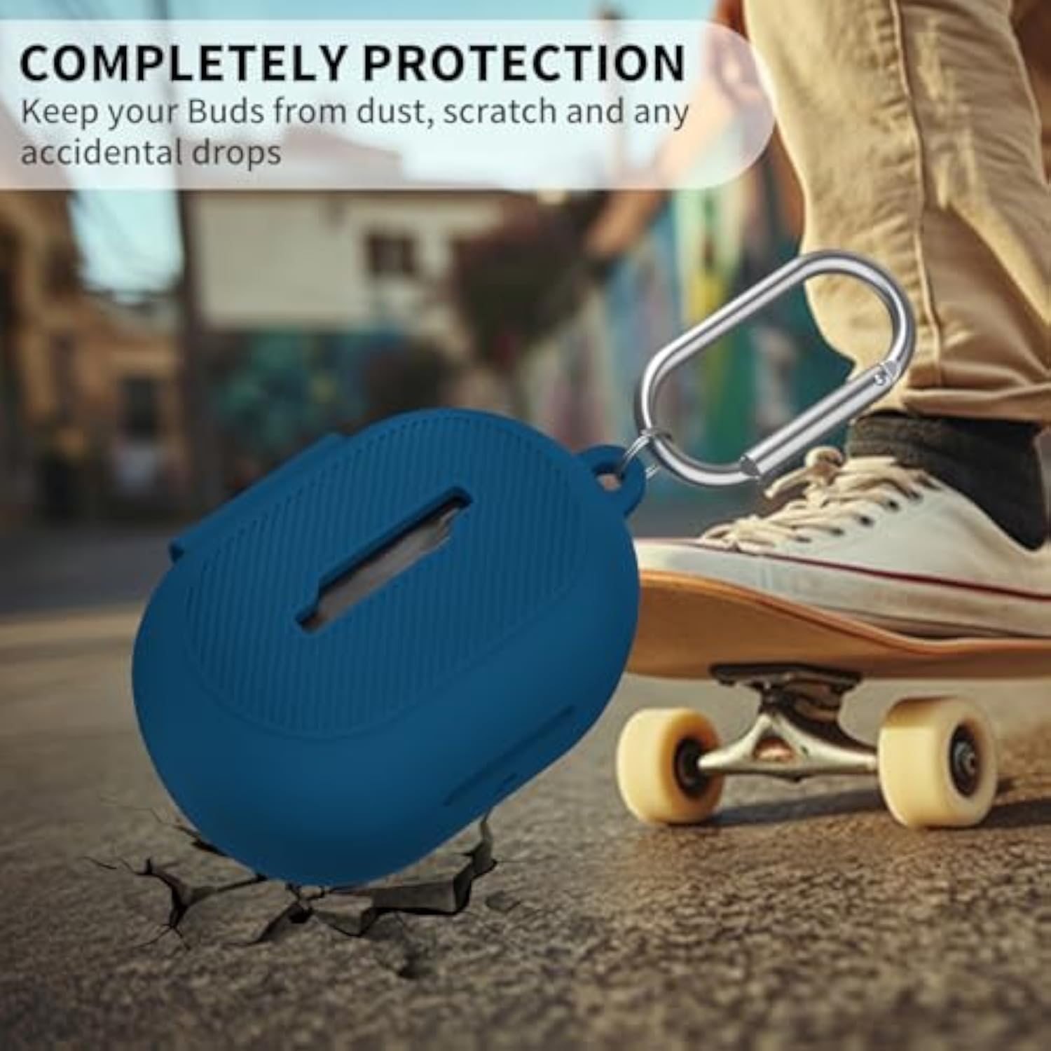 Bose QuietComfort Earbuds 2024 Silicone Case Cover, Blue