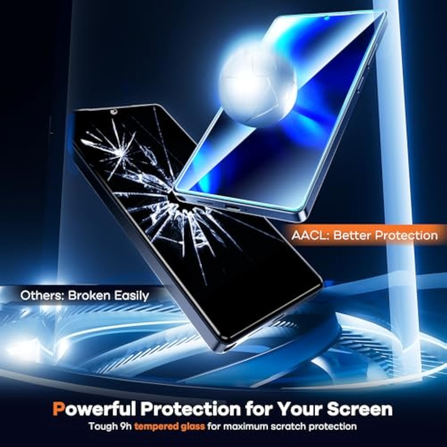 3-Pack For Samsung Galaxy S25 Ultra Screen Protector Tempered Glass, 9H Glass For S25 Ultra Screen Protector 5G, [Fast Alignment Tool] [Bubble Free] [6.9 Inch]