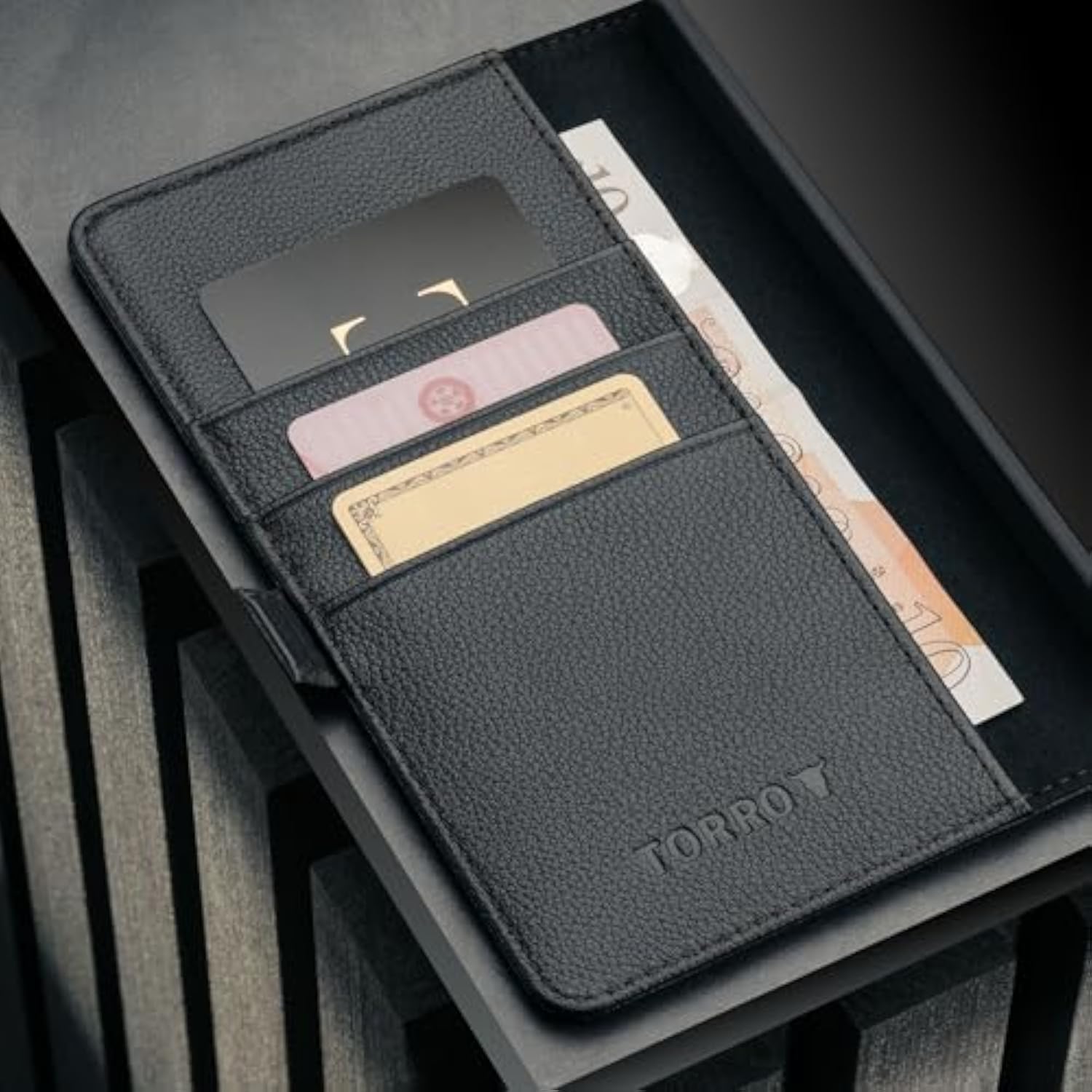 Premium Leather Wallet Case Compatible with Samsung Galaxy S26 Ultra 5G 2026 - Black