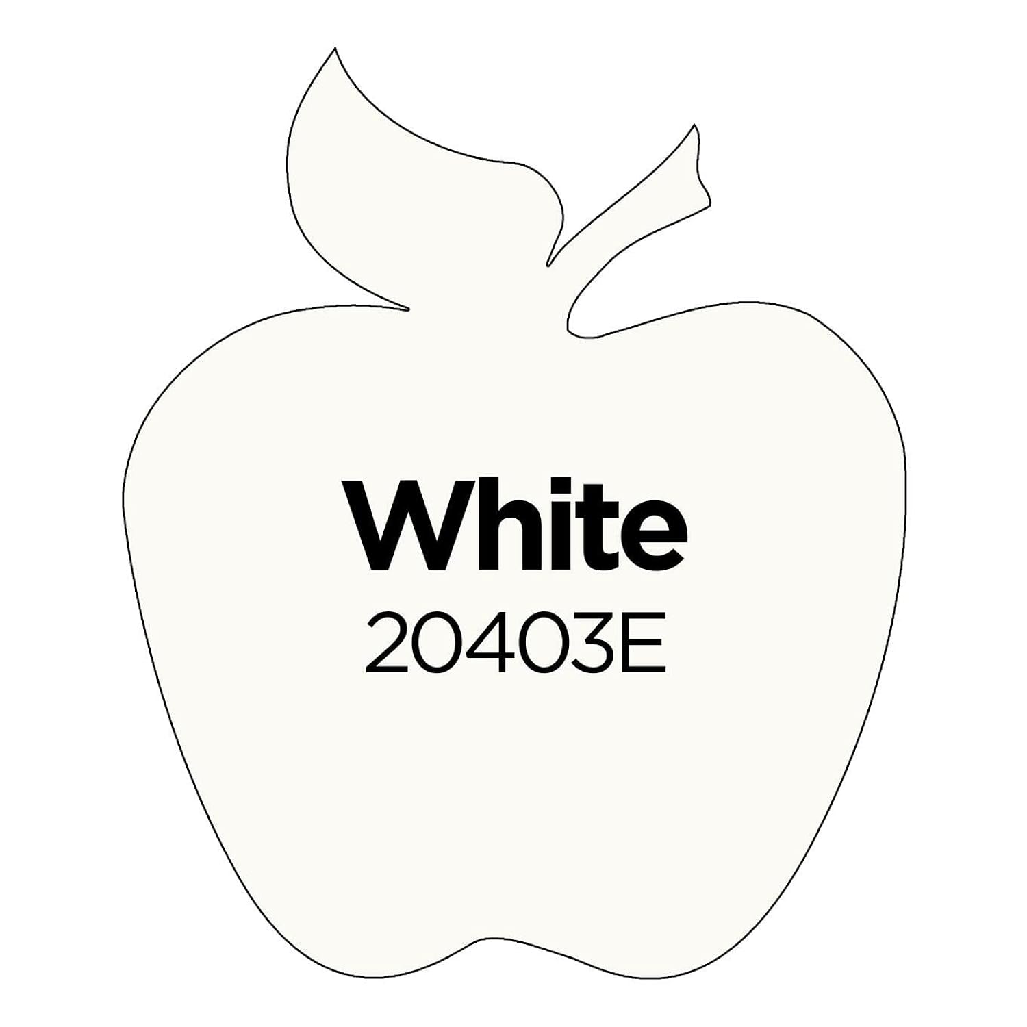 Apple Barrel Acrylic Paint in Assorted Colors (8 Ounce), 20403 White (Pack of 2)
