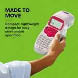 Letratag Lt-100H Handheld Aesthetic Label Maker, Abc Keyboard Label Printer With Easy-To-Use, 13 Character Lcd Screen, Great For Home & Office Organization, Pink