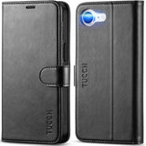 Wallet Case for iPhone 17e/iPhone 16e (6.1"), 4 Card Holders, Black