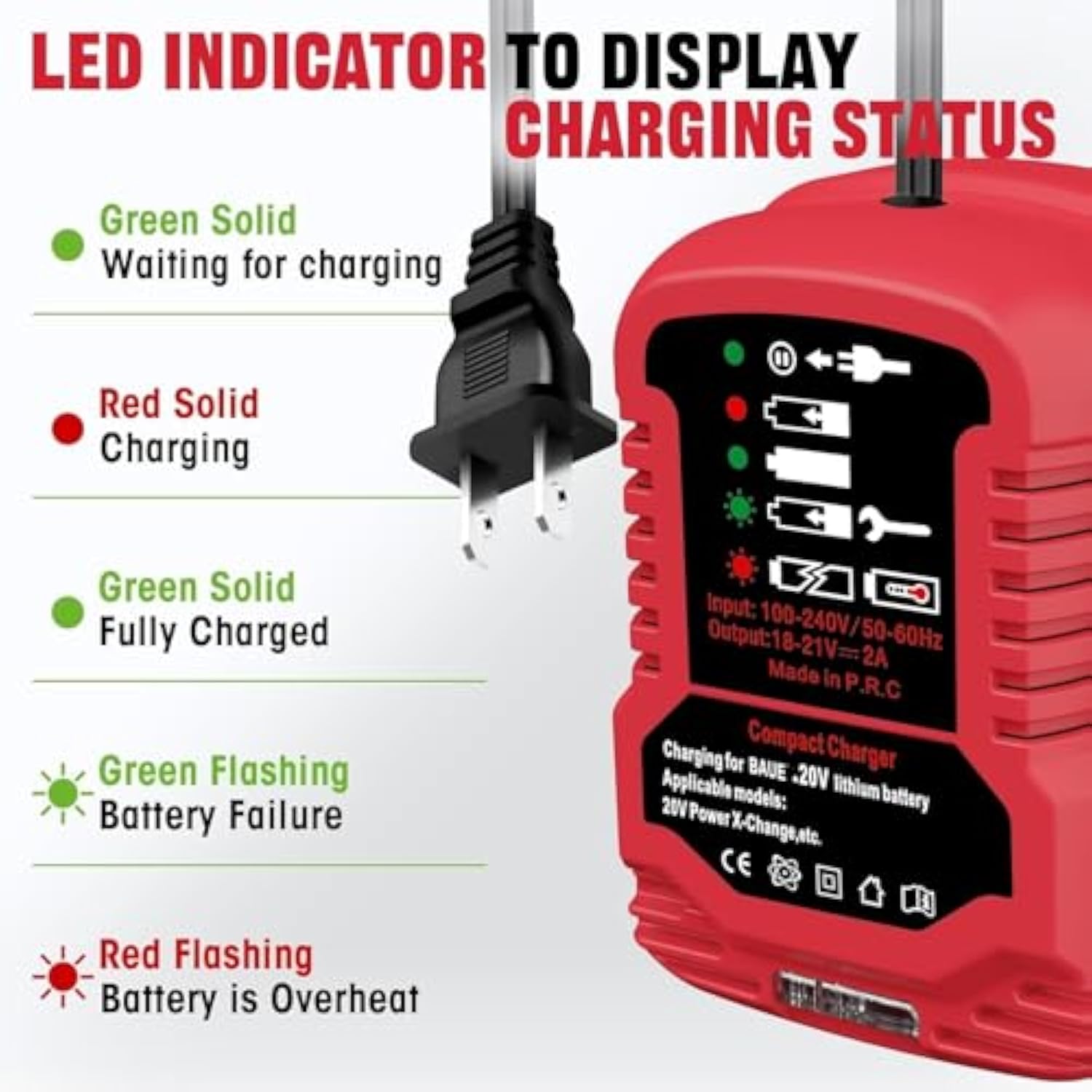 Compact Cordless Power Tool Battery Chargers ()