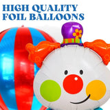 9Pcs Carnival Foil Balloons Animal Carnival Theme Party Decorations Circus Balloon Bouquet For Birthday Party Decorations Circus Decorations Festival Party