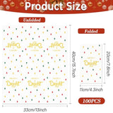 100 Pack Christmas Napkins Disposable Holiday Napkins Paper Christmas Paper Napkin Xmas Dinner Napkin Merry And Bright Guest Napkin Disposable Paper Hand Towels For Bathroom Xmas Winter Table Decor