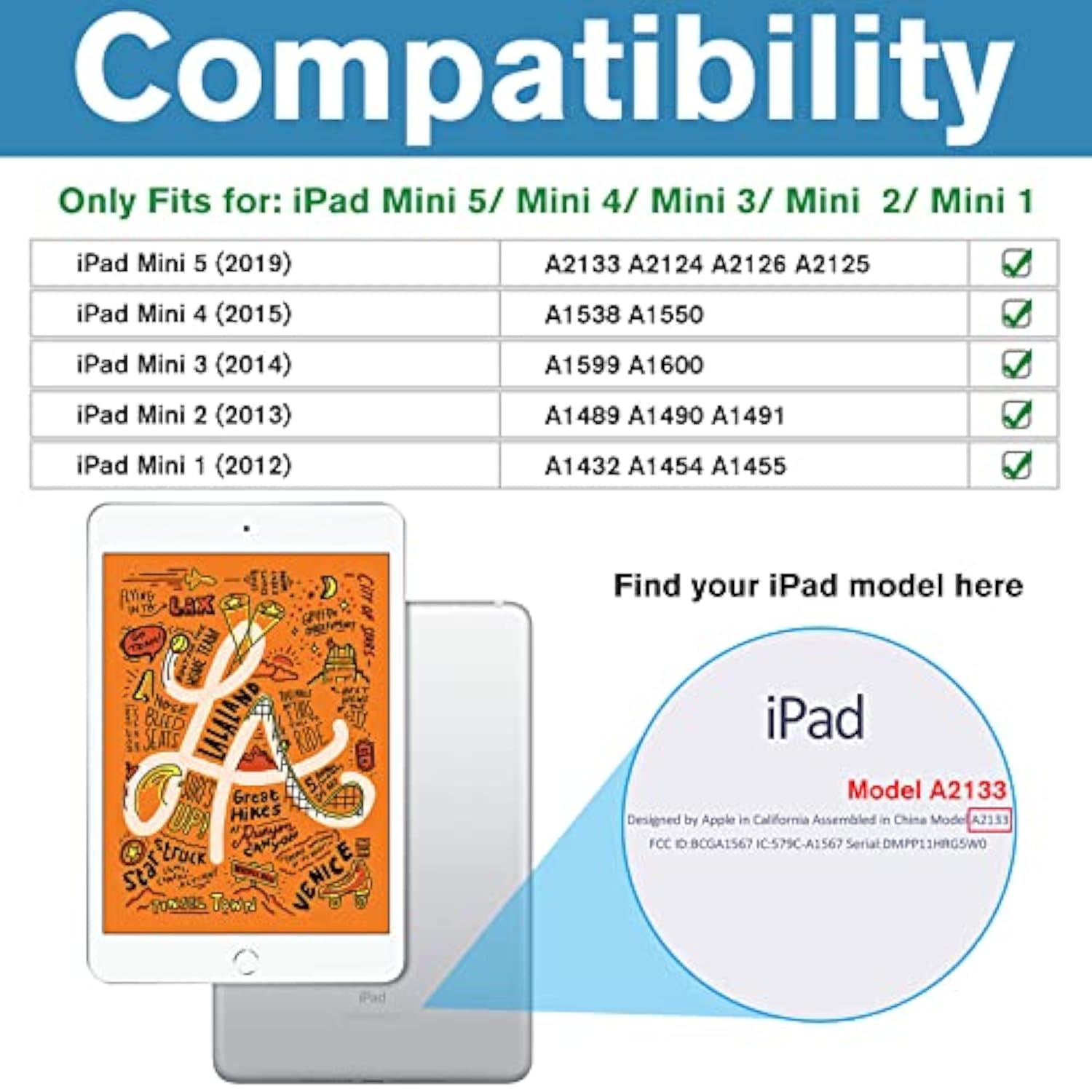 ProCase iPad Mini Case for 7.9 inch iPad Mini 5 2019 / Mini 4 3 2 1 (Old Model