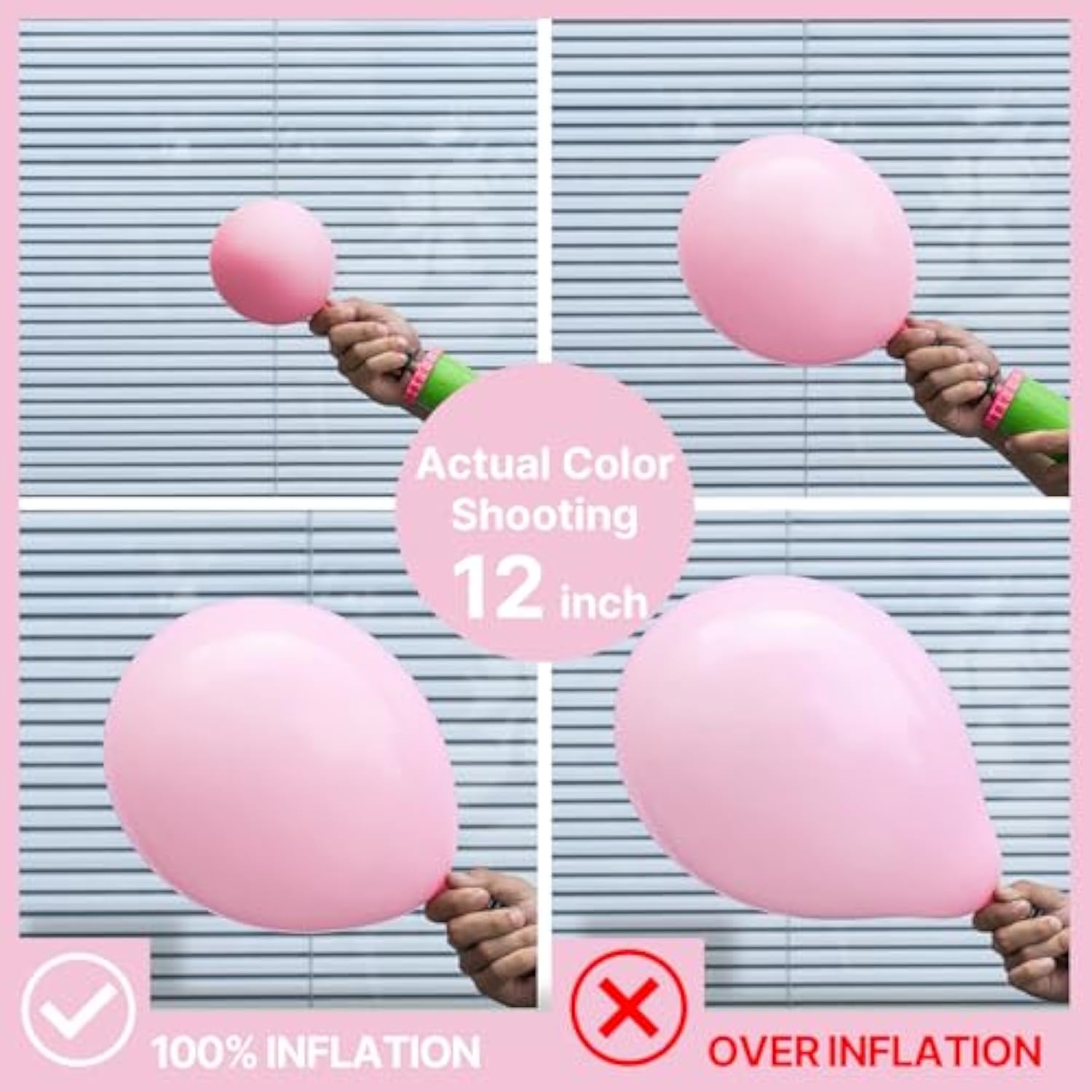 138pcs Pink Balloon Arch Kit – Pastel & Baby Pink Balloons in Various Sizes