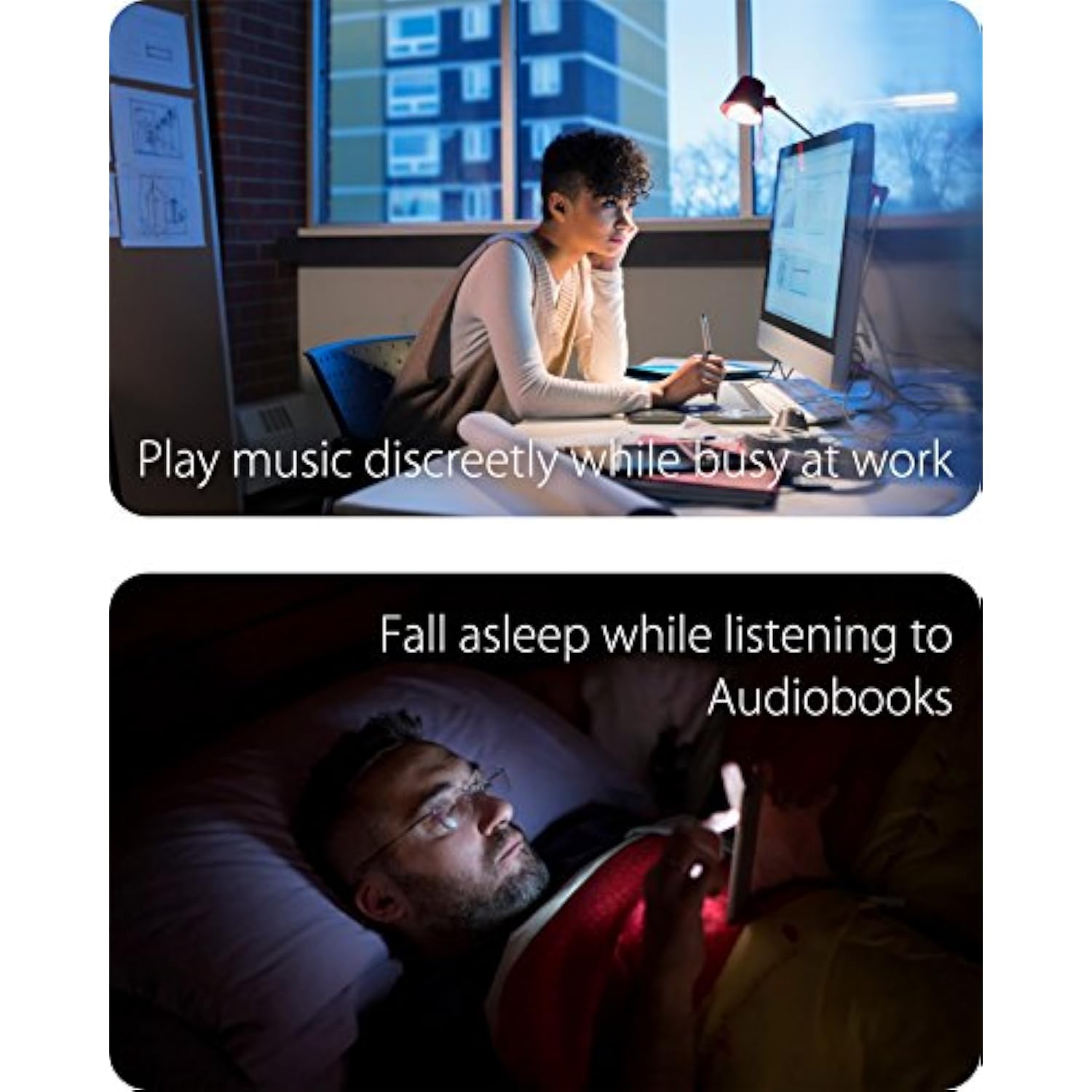 G11 Earbud Mini Earpiece With 6 Hour Playtime And Magnetic Usb Charger (Black)