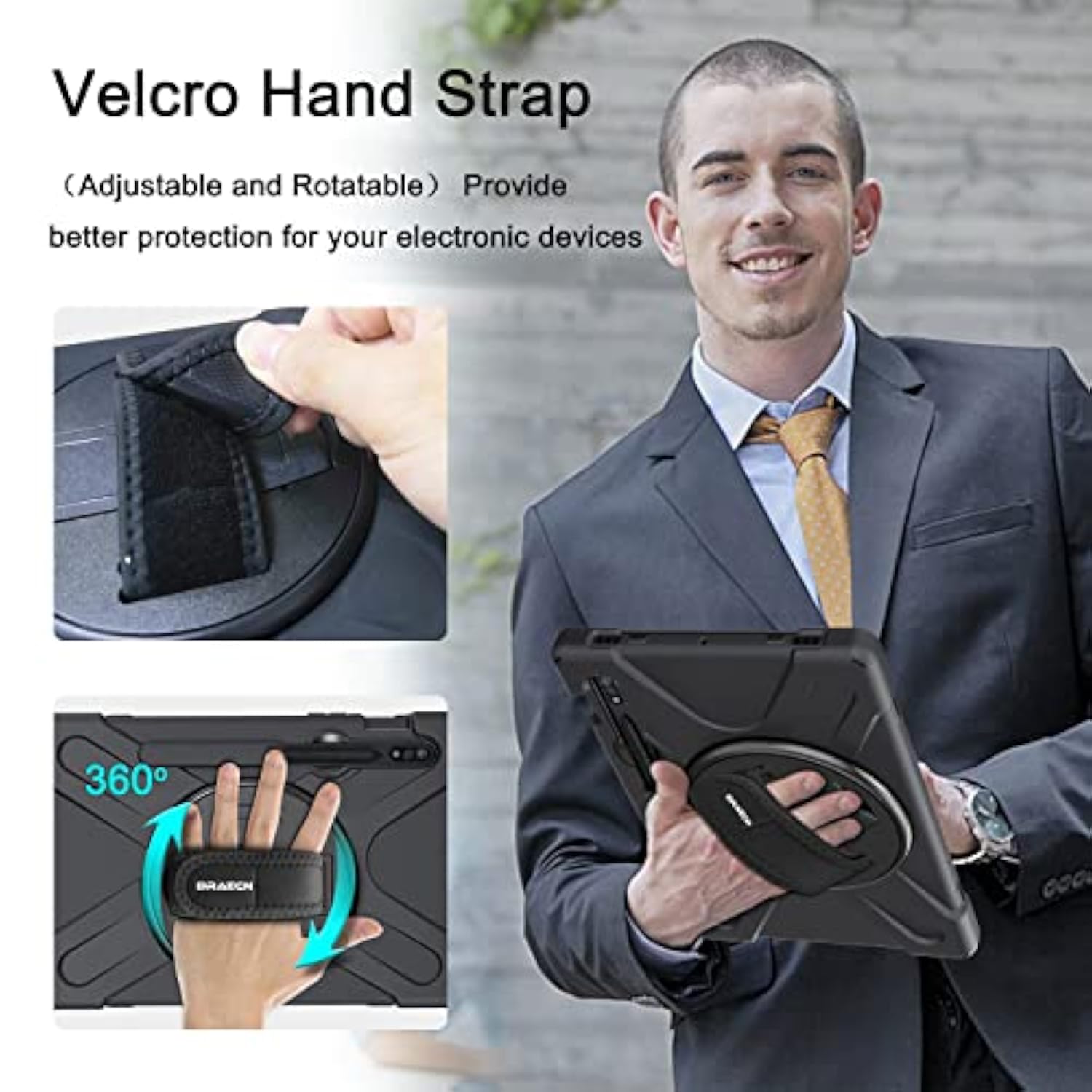 Samsung Galaxy Tab S8 Plus/S7 Plus/S7 Fe Case 12.4 Inch,Heavy Duty Shockproof