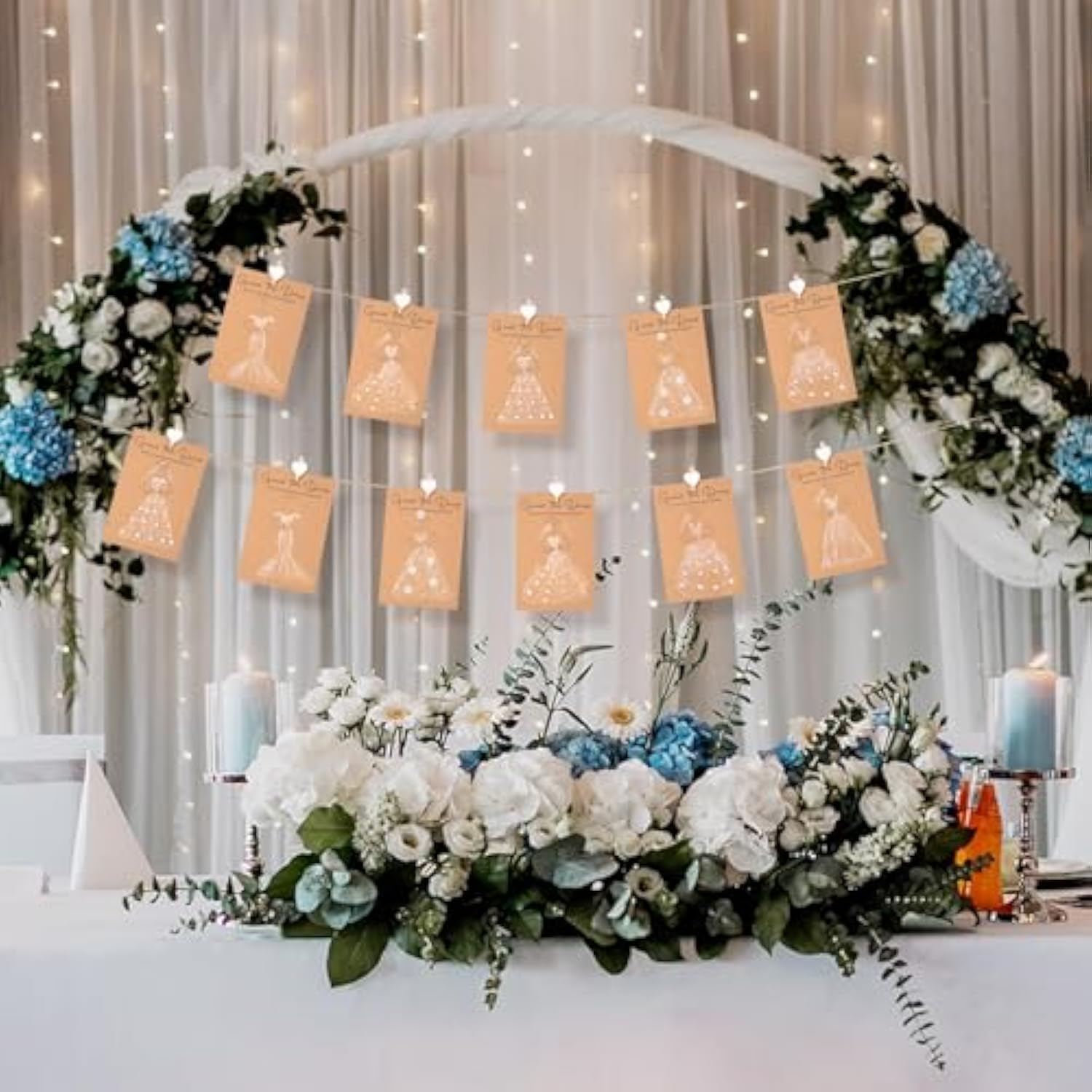 30 Sets Guess The Dress Bridal Shower Games Includes 30 Pcs Wedding Shower Games Cards 30 Heart Clips 30 Water Soluble Pencils 1 String Rope And 5 Stickers Fun Wedding Party Supplies Games Ideas