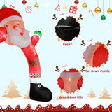 11 Ft Christmas Inflatable Archway Decorations, Christmas Inflatable Santa Claus Arch Blow Up Yard Decorations With Buil