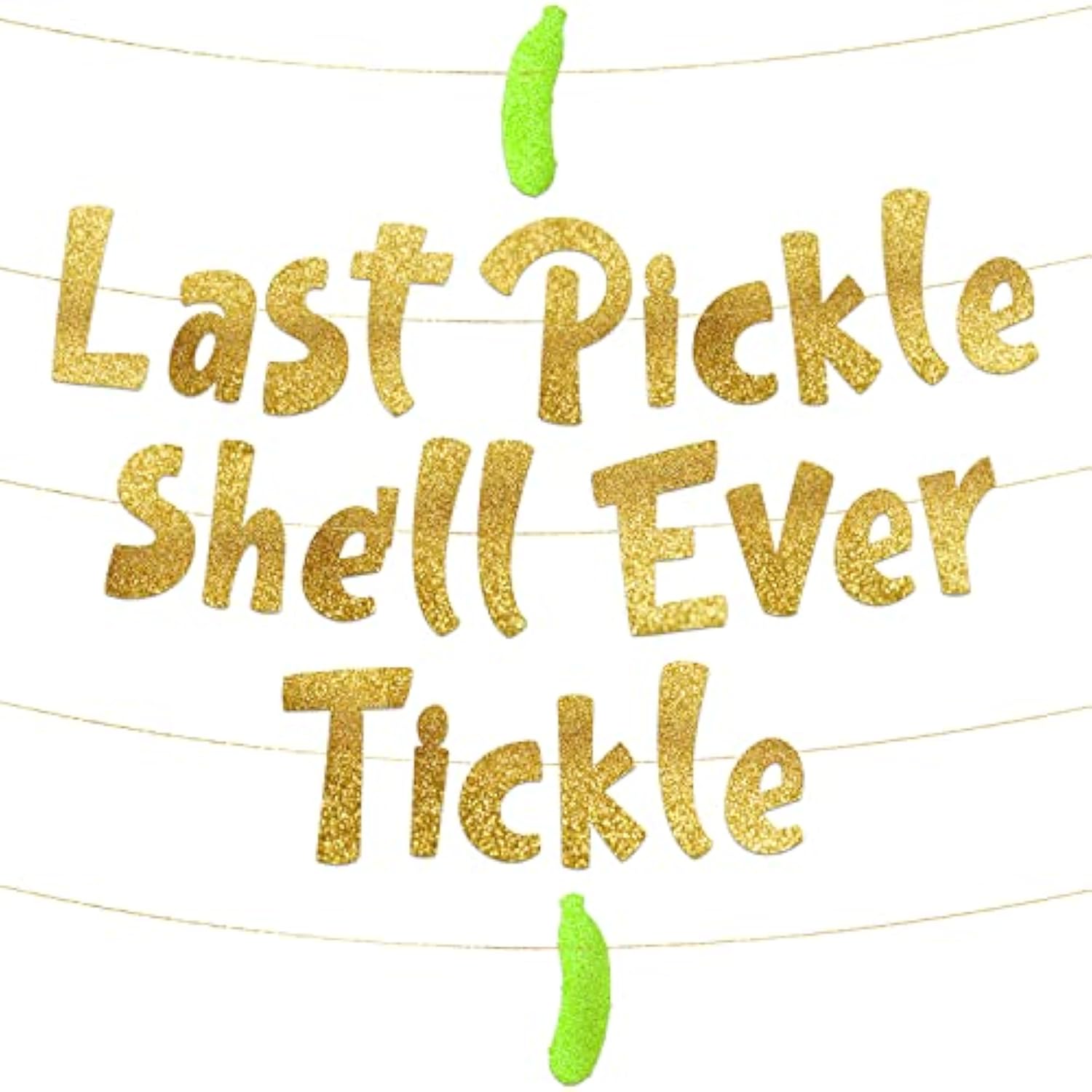 Funny Bachelorette Party Gold Glitter Banner - Bachelorette Party Decorations, Favors And Supplies