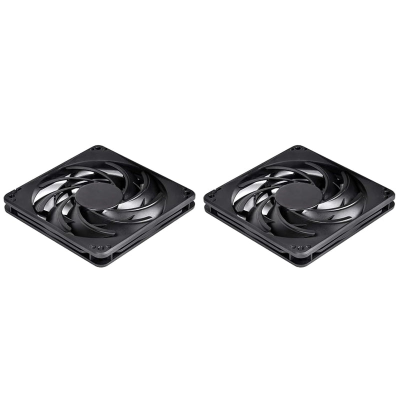 SilverStone Technology SST-FN124 120mm Fan with Slim 15mm Design with 3-Pins i