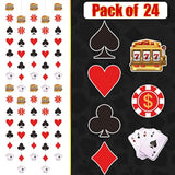 12 Ft Casino Theme Party Decorations Vegas Poker Birthday Hanging Decors Las Vegas Night Decorations Casino Ceiling Decors Hanging Banner With 24 Paper Garlands Gamble Theme Party Supplies