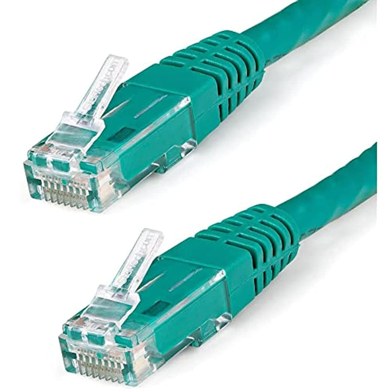 10Ft Cat6 Ethernet Cable - Green Cat 6 Gigabit Ethernet Wire -650Mhz 100W Poe+