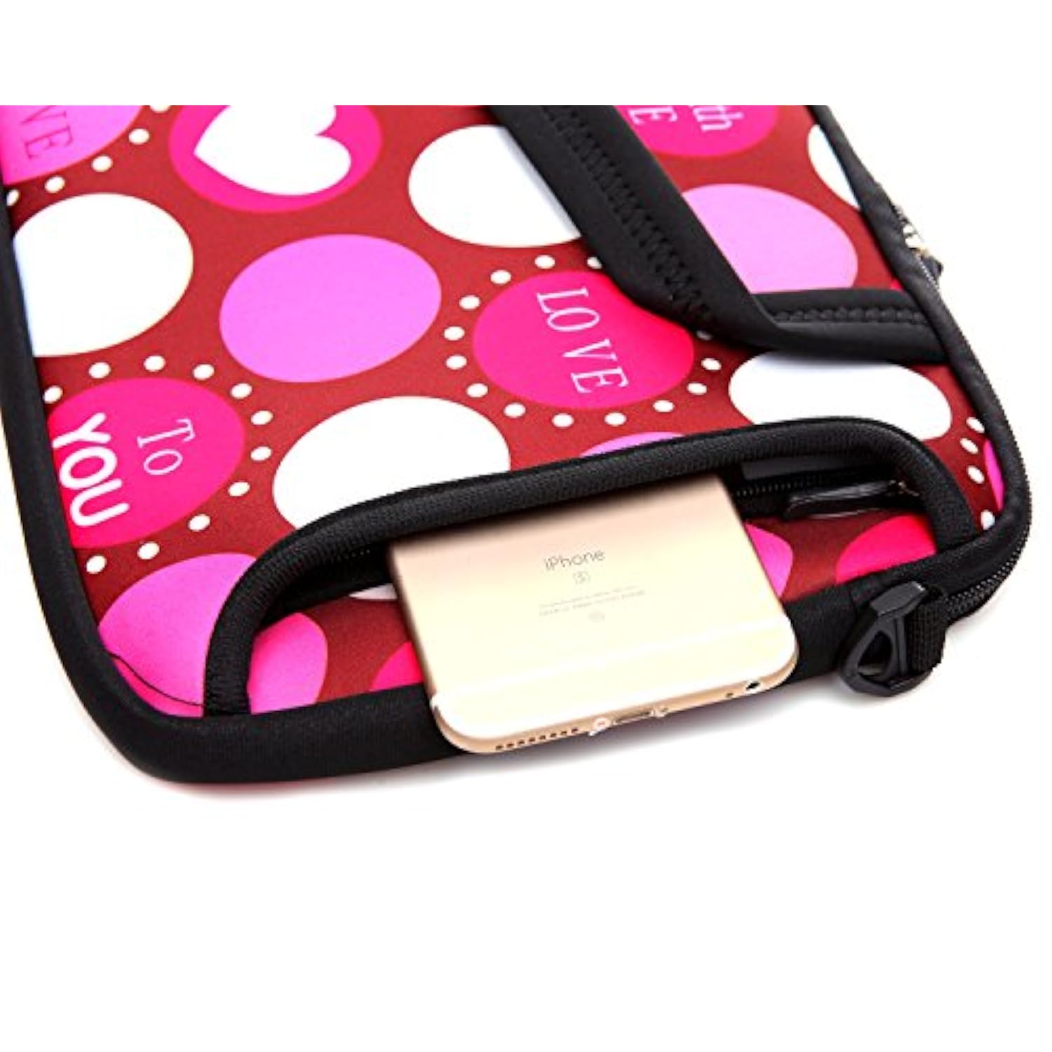 10-Inch Laptop Shoulder Bag Sleeve Case with padded handle for 9.6” 9.7" 10" 10.1" 10.5"