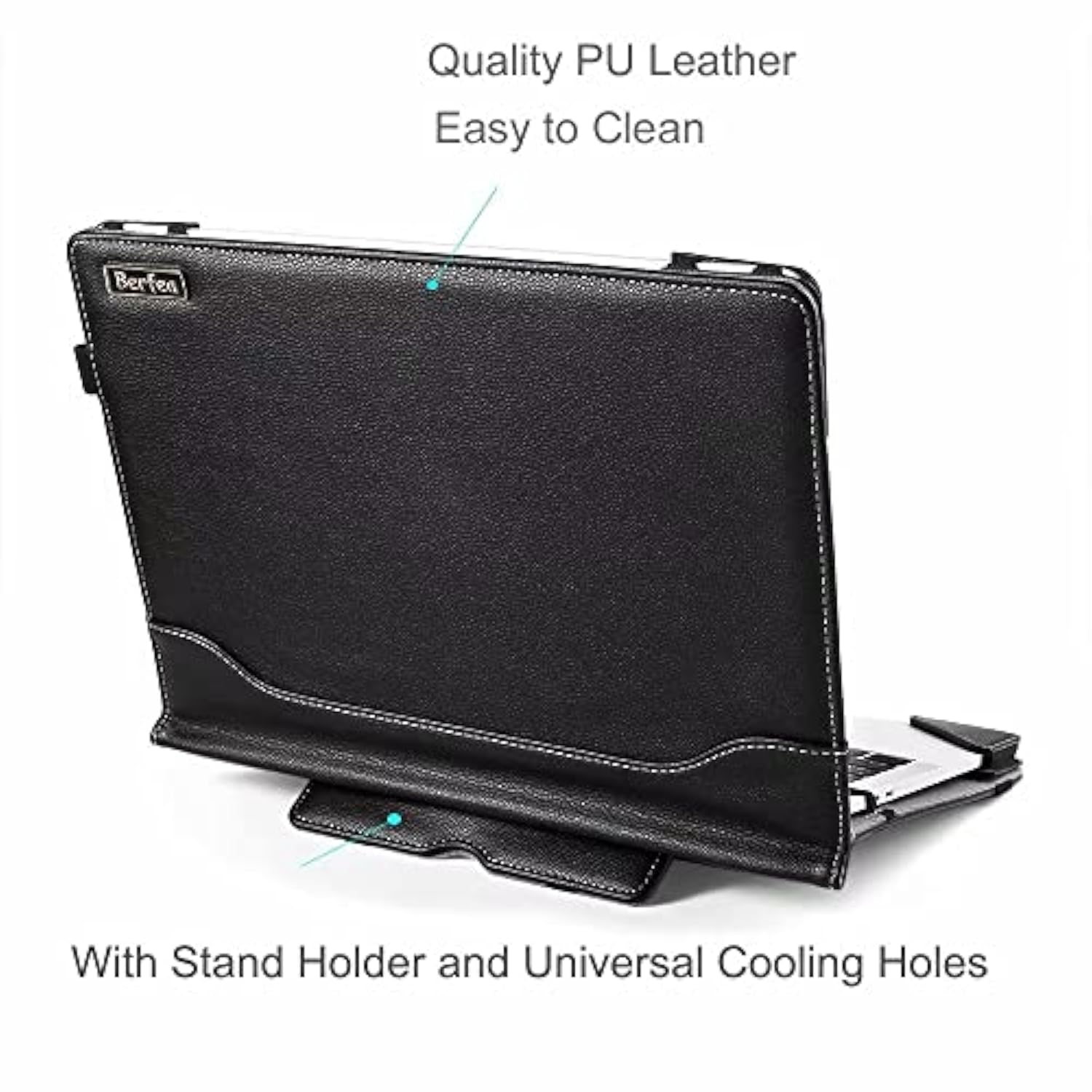 Protective Case Cover Compatible With Lenovo Thinkpad E16 Gen 1, Gen 2 Amd 16 Inch Laptop Notebook Sleeve Pu Leather Stand Hard Case Skin Pouch