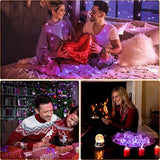 12 Pack Fairy Lights Battery Operated String Light?7Ft 20Led Waterproof Silver Wire Christmas Lights Outdoor,Firefly Min