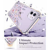 Floral iPhone 11 Case with Screen Protector and Camera Lens Protector