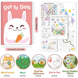 20Pack Small Activity Books For Kids Age 4-8,8-12,Kid Party Favor Gift,Brain Game For Kids Over 280 Different Games Fit Classroom Activities,Birthday Goodie Bag Stuffers