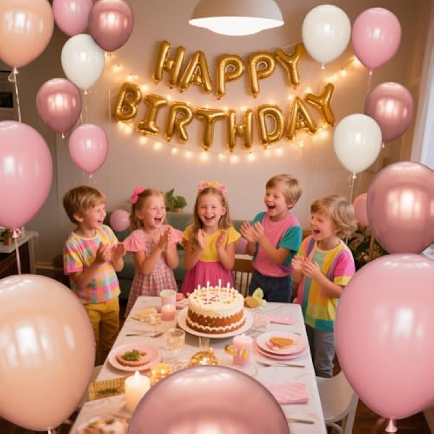68 Pcs Retro Pink Nude Party Balloons 12Inch Dusty Pink Metallic Rose Gold Balloon Beige Blush Latex Ballons For Girls Birthday Wedding Baby Shower Party Decorations.