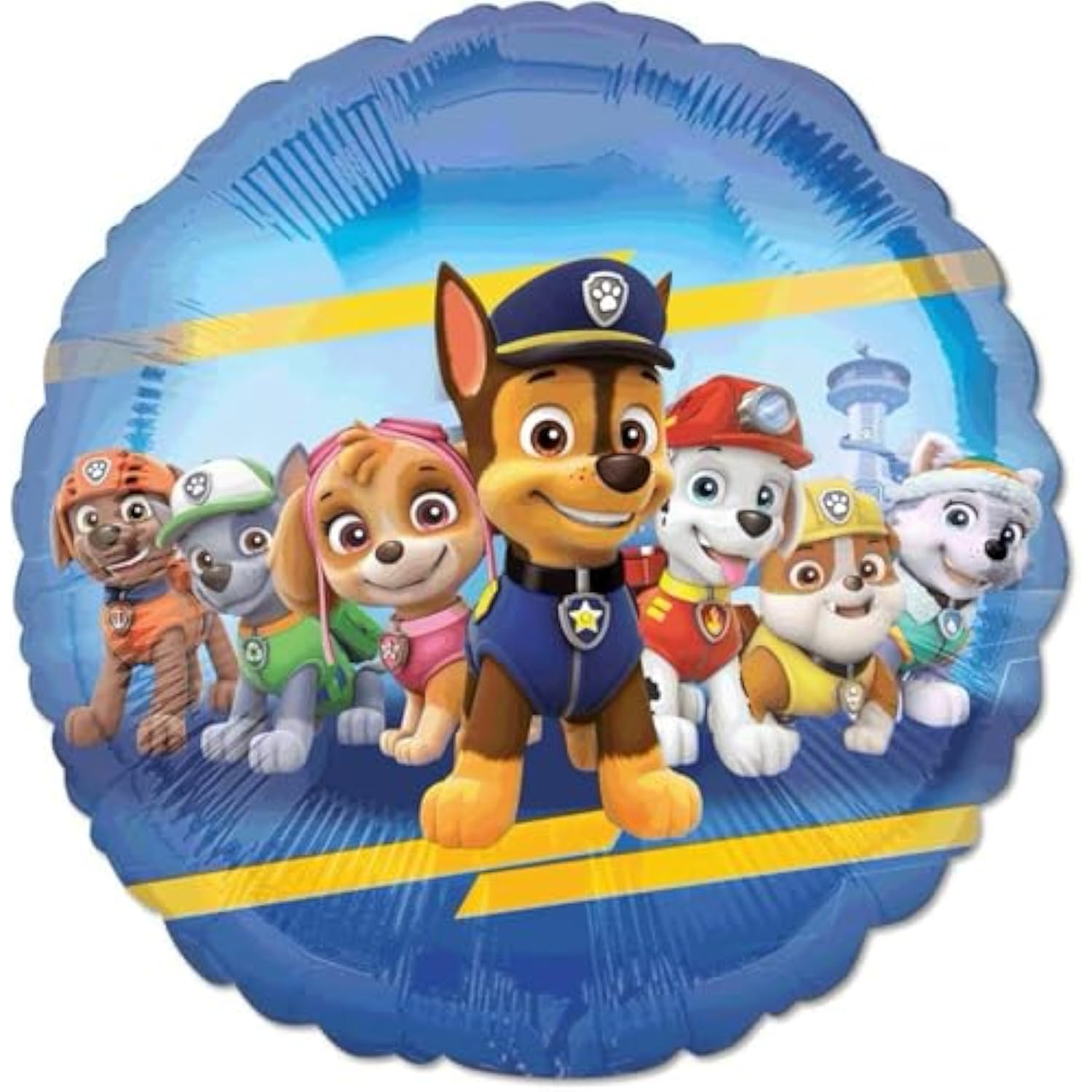 Anagram Paw Pups on Patrol 4pc Birthday Foil Balloons Bouquet Decorations