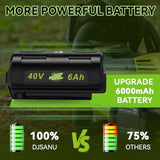 Op4060 Tw 40V Max 6.0Ah Lithium Battery Replacement For Ryobi 40V Power Tools, Compatible With Op4015, Op4040, Op4026A, Op40201, Op4050A, Op40261, Op4060A, 240Wh High Capacity