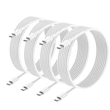 Usb C To Usb C Cable?4 Pack 10Ft [Apple Mfi Certified] 60W,Type-C Fast Charging Cable Compatible For Iphone 16/16 Pro/16 Plus/16 Pro Max/15/15 Pro/15 Plus/15 Pro Max (White)