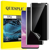 2 Pack Tpu Privacy Screen Protector For Samsung Galaxy S10 6.1 Inch[Not Glass], True 28° Anti-Spy, Fingerprint Unlock Support, High Sensitivity, Case Friendly