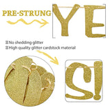 Holy We'Ve Lasted 20 Years Banner, 20Th Wedding Anniversary Party Decorations, Funny Decor For Him Her Husband Wife Parents, Pre-Strung, Gold Glitter