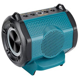 Portable Bluetooth Speaker Compatible with Makita 18V(Battery NOT Included) Wireless BT5.3 and USB Audio Source, TWS Pairing, Multicolored Lights,
