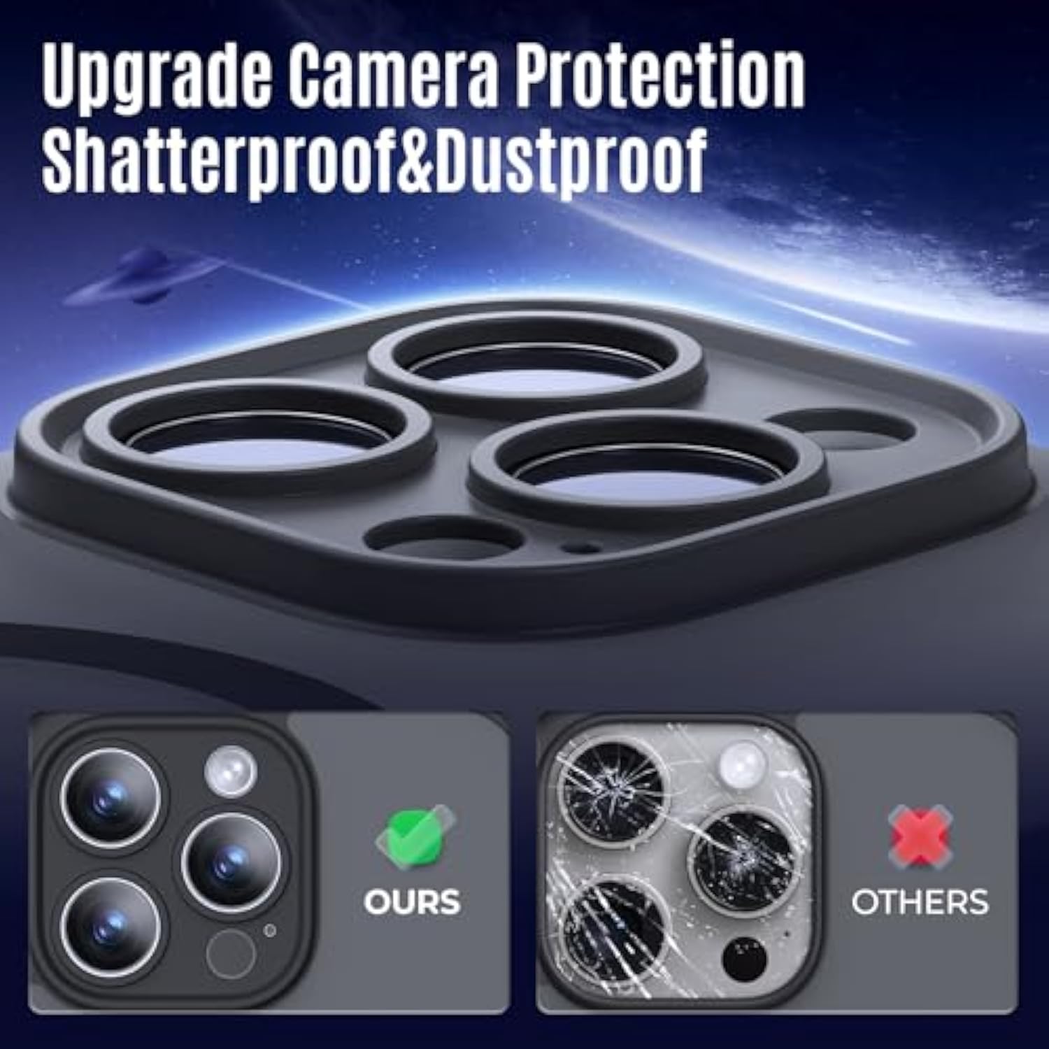 iPhone 16 Pro Case, MagSafe Compatible, Privacy Screen Protectors, 15FT Drop Protection