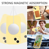 For Iphone 15 Plus Case 6.7 Inch Liquid Silicone Compatible With Magsafe Soft Rubber Slim Microfiber Lining Cushion Cover Shockproof Protective Anti Scratch Case For Iphone 15 Plus, Yellow
