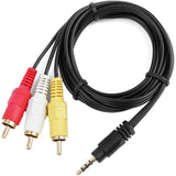 3.5Mm To 3 Rca Av A/V Audio Video Tv-Out Cable/Cord/Lead For Sony Digital Camc