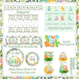 Dinosaur Baby Shower Decorations For Boy, It'S A Boy Baby Shower Party Supplies Disposable Dino Plates Napkins Banner Tablecloth Cake Topper Balloon For Dinosaur Birthday Party Decorations, Serve 24