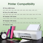 Compatible 67Xl Ink Replacement For Hp Envy 6055E 6055 6052 6075 Envy Pro 6455E 6455 6475 6452 6458 Deskjet 4155 2755E 2755 4052, Black, Cyan, Yellow, Magenta, 2-Pack