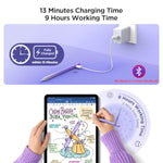 Stylus Pen For Ipad 2018-2025, 15Mins Fast Charge For Apple Pencil, Palm Rejection, Compatible With Ipad 10/9/8/7/6, Ipad Pro 12.9"/11"/13" M4, Ipad Mini 6/5, Ipad Air 5/4/3/11"-13" M2