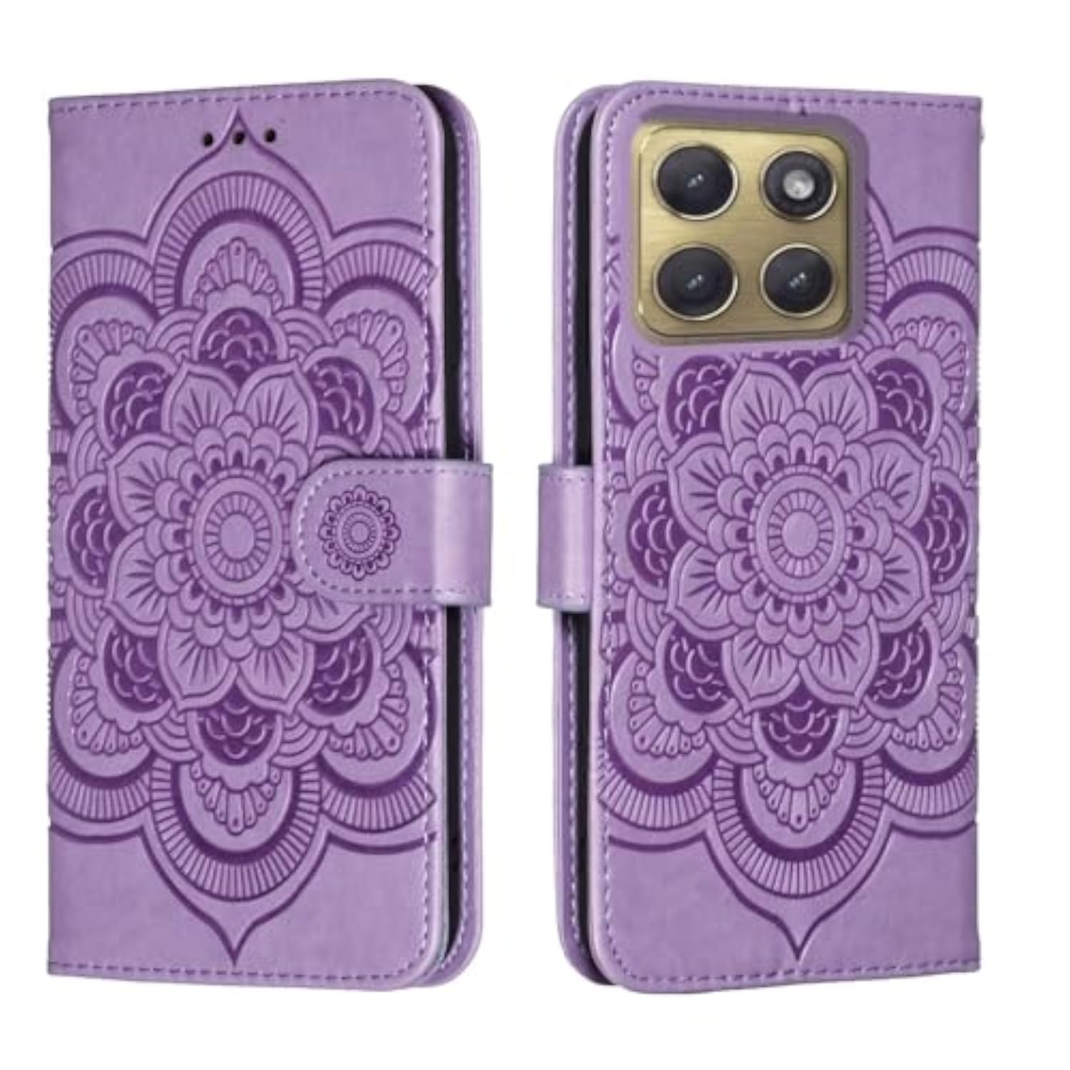 Motorola Edge 2026 Premium Soft Leather Flip Wallet Case with Kickstand Holder