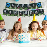 Dinosaur Happy Birthday Banner, Cool Dino Birthday Party Supplies, Jurassic Theme Decorations Banners, Reusable Dinosaur Celebration Party Backdrop Signs For Boys & Girls