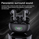 A90 Bluetooth earphones, equipped with an intelligent color touch screen, supporting ANC and ENC active noise reduction functions, wireless audio