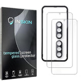 Inskin Tempered Glass Screen Protector for Samsung Galaxy A54 5G SM-A546 6.4 inch [2023] - Ultimate 2+2 Bundle with Camera Lens Guard and Auto Alignment Tray - Ultra HD, Case Compatible