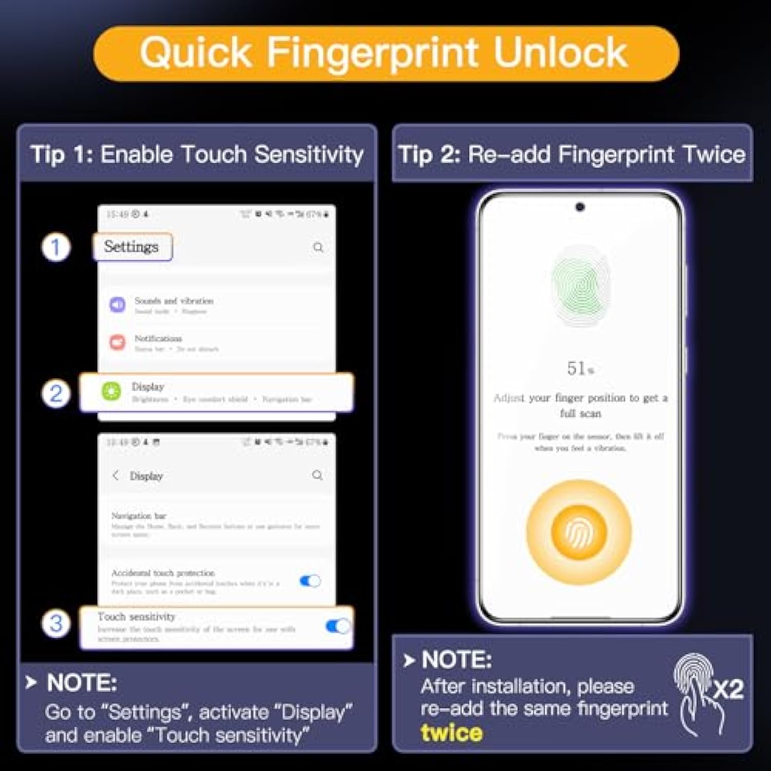 JETech 5 in 1 Case for Samsung Galaxy S24 5G with 2-Pack Each Tempered Glass Screen Protector and Camera Lens Protector, Non-Yellowing Shockproof Bumper Phone Cover (Clear)