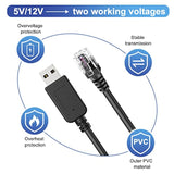 Radar Detector Cable, Usb To Rj11 Plug Cable,Replacement Power Line Of Radar D