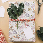 Winnie Wrapping Paper For Baby Shower, The Pooh Birthday Decoration, Winnie Gift Wrapping Paper,Winnie Baby Shower Decorations- 5 Pack (29.5 X 19.7In), Classic Bear Gift Wrap For Birthdays, White