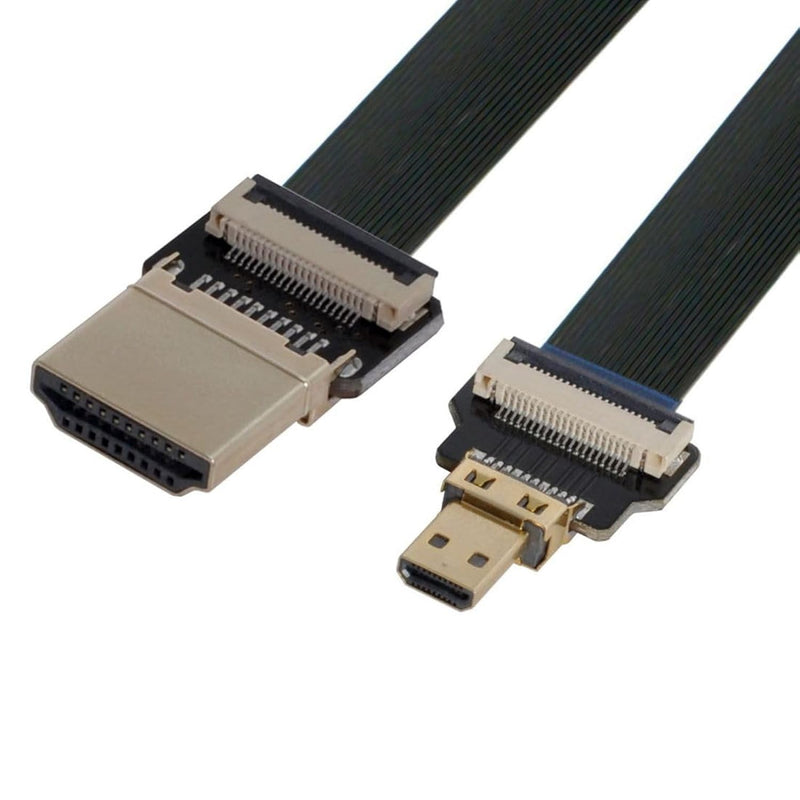 Cyfpv Micro Hdmi To Hdmi Male Extension Fpc Flat Cable 1080P For Fpv Hdtv Mult