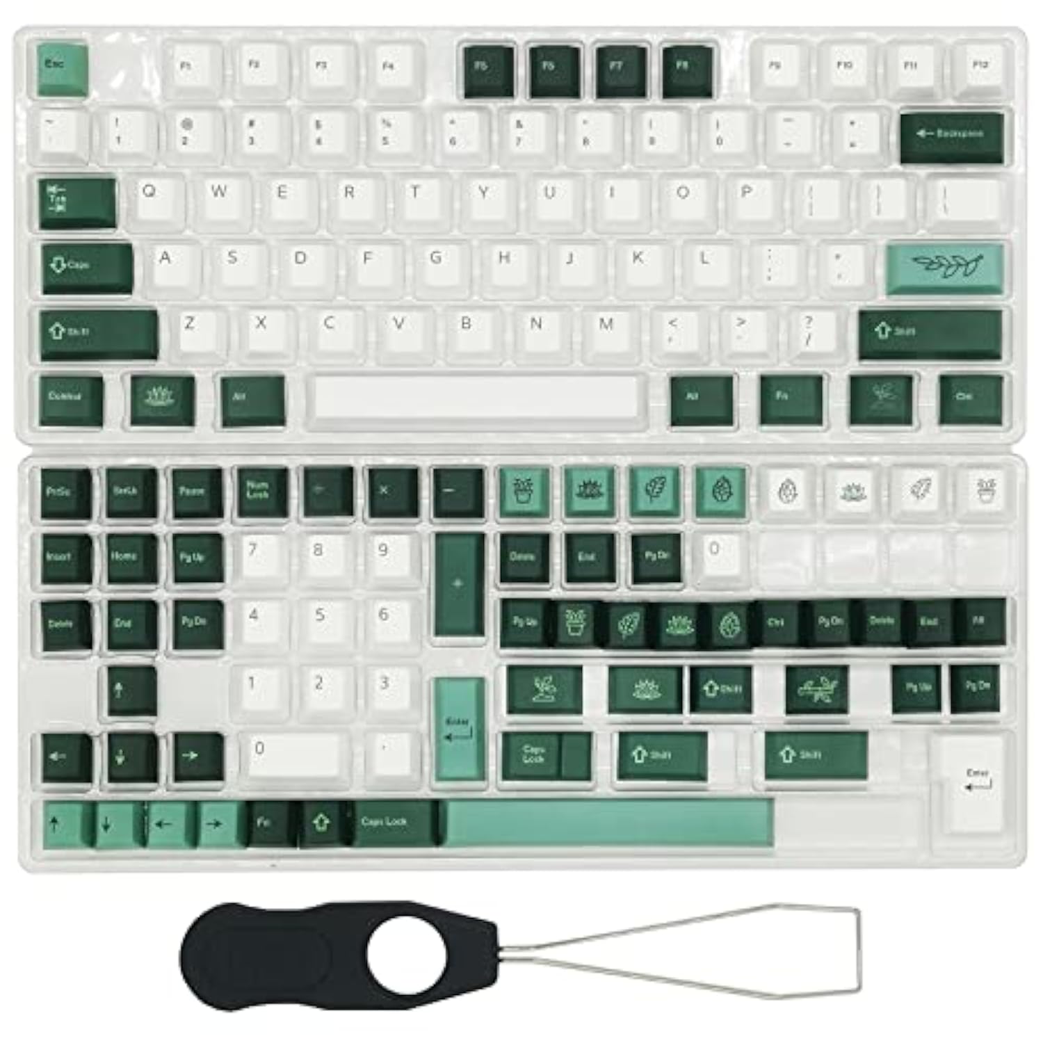 Gtsp Custom Gaming Keycap Set 144-Key Cherry Mx Keycaps 60 Percent Sub-Dye For