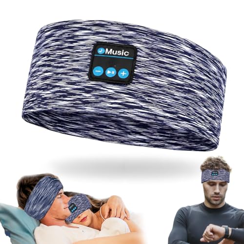 Bluetooth Headphones, Sleep Headphones Headband Wireless For Sleeping Side Sleepers - Adjustable Sleep Headphone, And Bluetooth Headbands For Women Men(Grey)