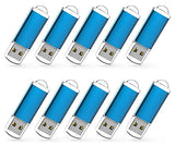 10 Pack 1Gb 1G Usb Flash Drive Usb 2.0 Memory Stick Bulk Thumb Drive Pen Drive Blue