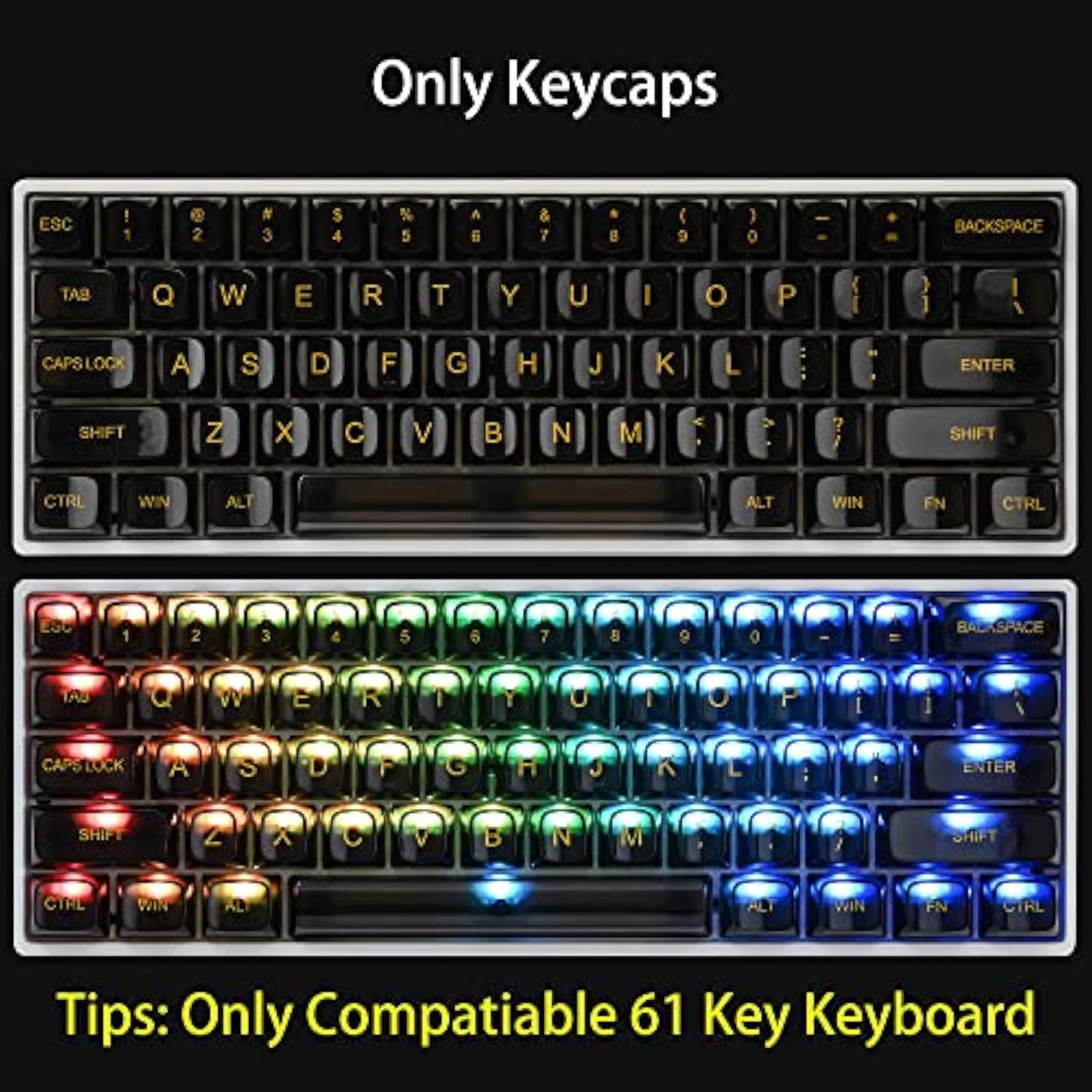 Pbt Keycaps 136 Keycap Set Xda Profile, Dye-Sublimation Custom Keycaps For Che